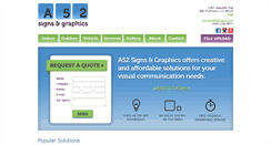 Desktop Screenshot of a52signs.com